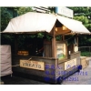 景區(qū)售賣亭，公園木制小賣部，商業(yè)街售賣車