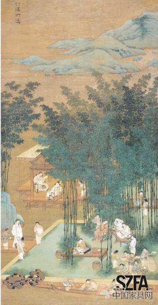 明 佚名 竹溪六逸