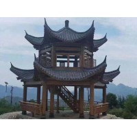 防腐木涼亭，古建涼亭，戶外休閑亭子，產(chǎn)品規(guī)格多樣，可來圖定制